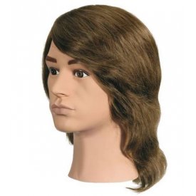 Eurostil férfi babafej humán hajjal, 20 cm