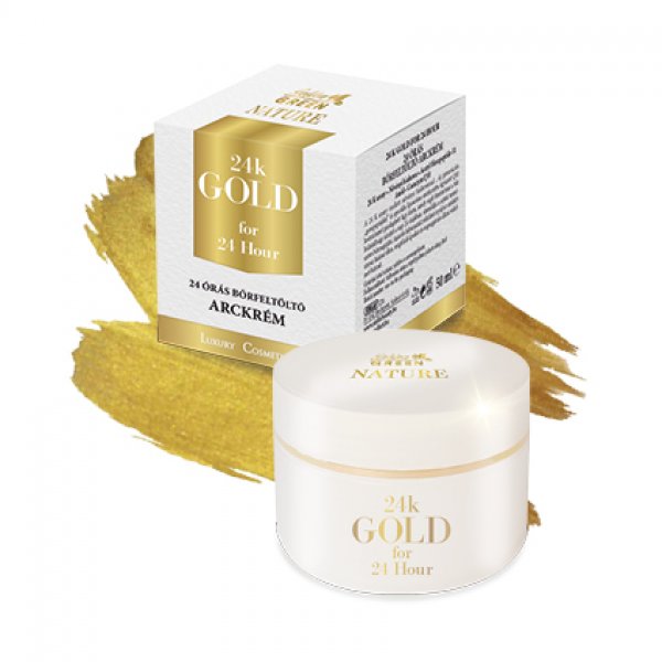 Golden Green Nature 24K Gold 24 eras bőrfeltöltő arckrém, 50 ml