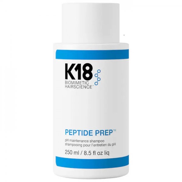 K18 Biomimetic Hairscience Peptide Prep pH tisztító sampon, 250 ml
