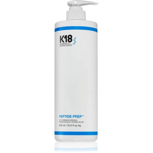 K18 Biomimetic Hairscience Peptide Prep pH tisztító sampon, 930 ml