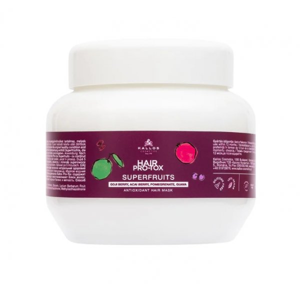 Kallos Hair Pro-Tox Superfruits hajpakolás, 275 ml