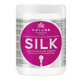 Kallos KJMN Silk hajpakolás olívaolajjal és selyemproteinnel, 1 l
