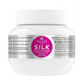 Kallos KJMN Silk hajpakolás olívaolajjal és selyemproteinnel, 275 ml