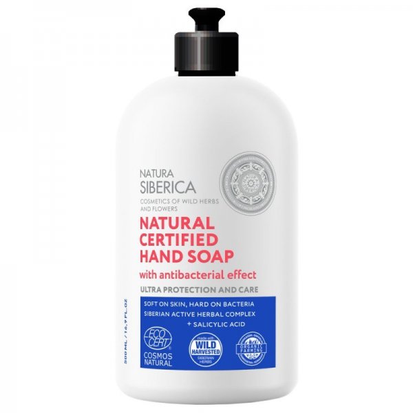 Natura Siberica Ultra Protection kézmosó szappan, 500 ml