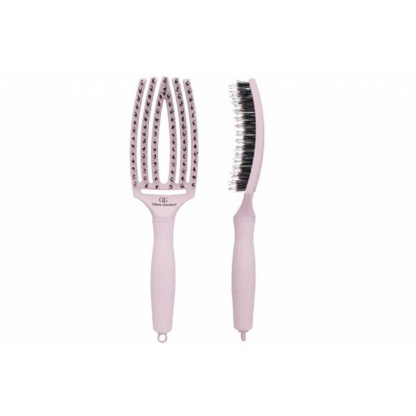 Olivia Garden Fingerbrush Combo Pastel Pink bontókefe, M méret