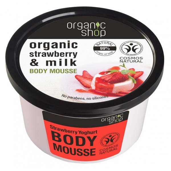 Organic Shop epres yoghurt test mousse, 250 ml