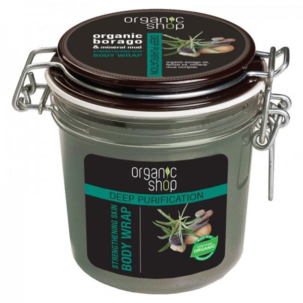 Organic Shop ásvány terápia mélytisztító-erősítő pakolás, 350 ml