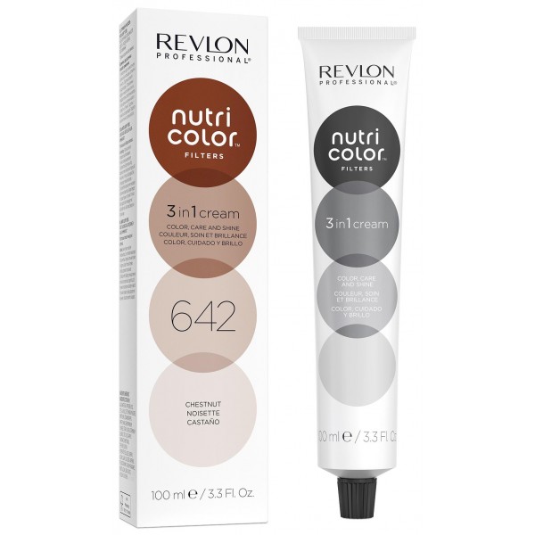 Revlon Nutri Color Creme színező hajpakolás 642 Gesztenye, 100 ml