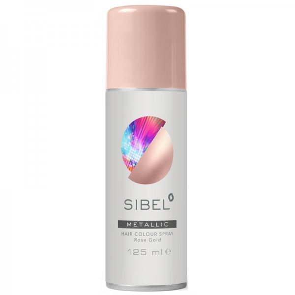 Sibel hajszínező spray metál rosegold, 125 ml