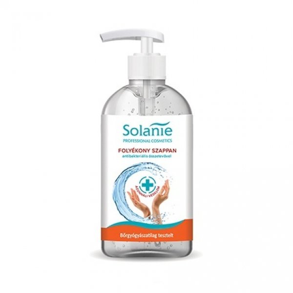 Solanie folyékony szappan antibakteriális hatóanyaggal, 300 ml