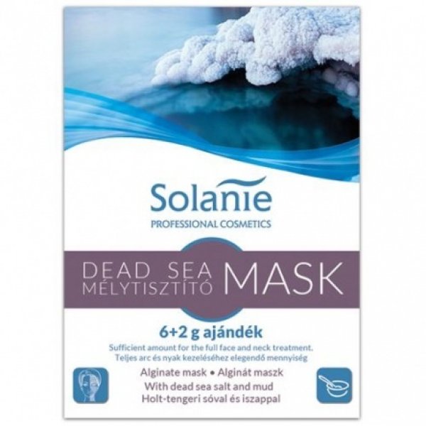 Solanie alginát holttengeri tisztító maszk, 8 g