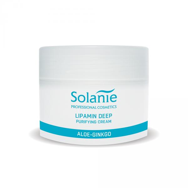 Solanie Aloe Gingko Lipamin mélytisztító krém, 250 ml