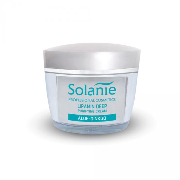 Solanie Aloe Gingko Lipamin mélytisztító krém, 50 ml