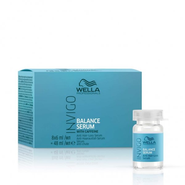 Wella Professionals Invigo Balance hajhullás elleni szérum, 8 x 6 ml