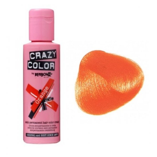 Crazy Color hajszínező krém 100 ml, 60 Orange