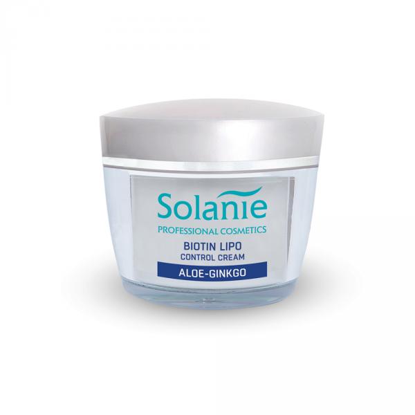 Solanie Aloe Ginkgo Biotin normalizáló hidratáló krém, 50 ml