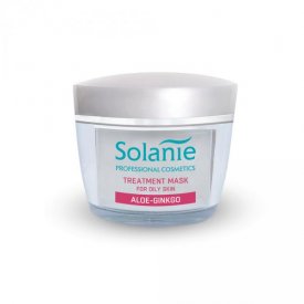 Solanie Aloe Ginkgo gyógynövényes összehúzó arcpakolás, 50 ml