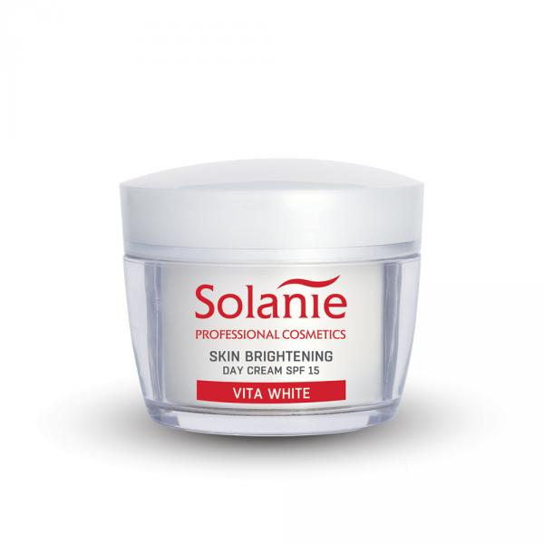 Solanie Vita White SPF15 bőrhalványító nappali krém, 50 ml