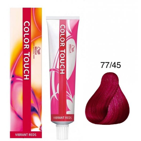 Wella Color Touch Vibrant Red intenzív vörös hajszínező 77/45