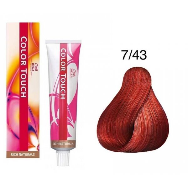 Wella Professionals Color Touch tartós hajszínező 7/43