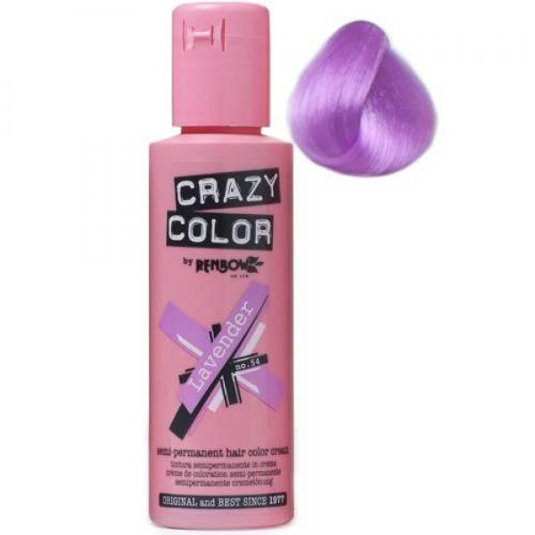Crazy Color hajszínező krém 75 ml, 54 Lavender